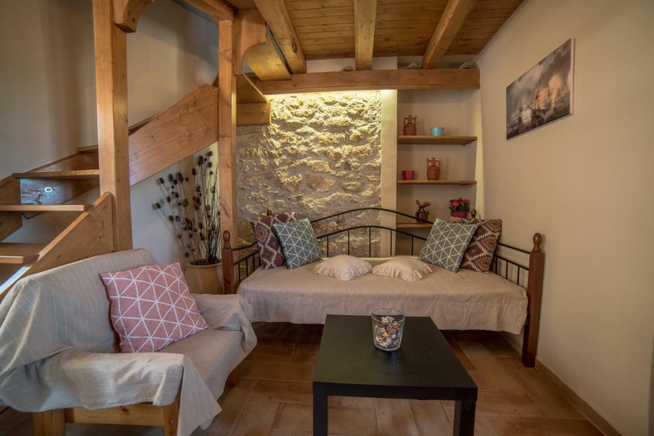 Menecrates Rustic - San Matteo Apartment Agios Matthaios  ภายนอก รูปภาพ