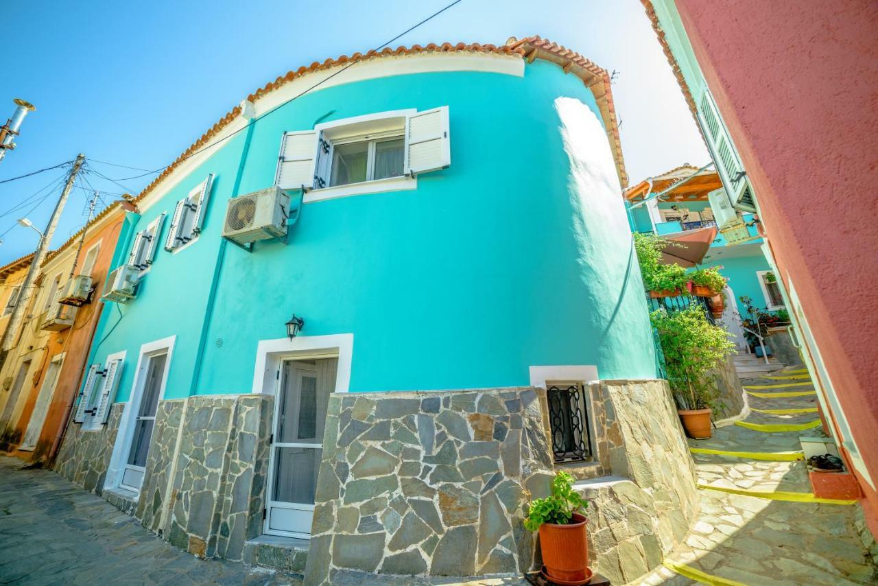 Menecrates Rustic - San Matteo Apartment Agios Matthaios  ภายนอก รูปภาพ
